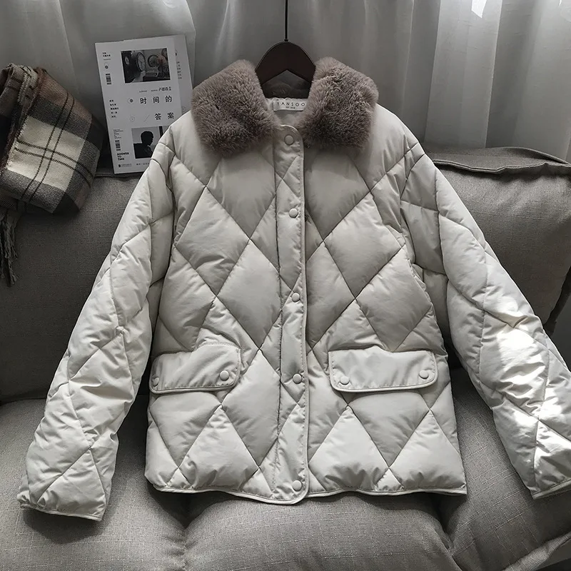 Mooirue, осенне-зимняя парка, Корейская Повседневная Женская одежда с хлопковой подкладкой, свободная теплая однотонная куртка, новое хлопковое пальто