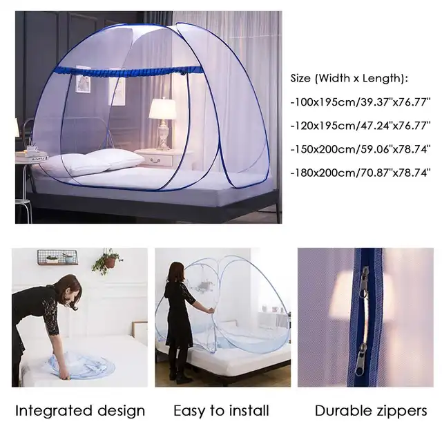 Pop-up mosquito net for tent 1