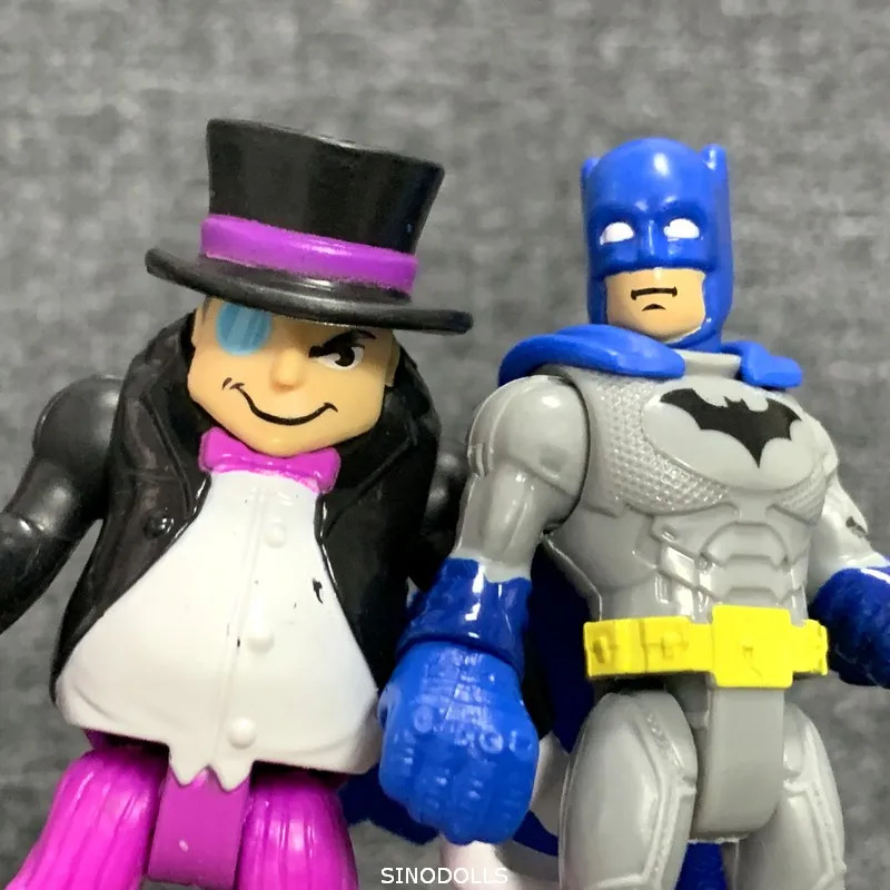 3,7" DC Супермен, Бэтмен, Джокер, Супермен, фигурки супергероев, мини-фигурки, игрушки для детей, коллекция подарков - Цвет: DW203 Penguin batman