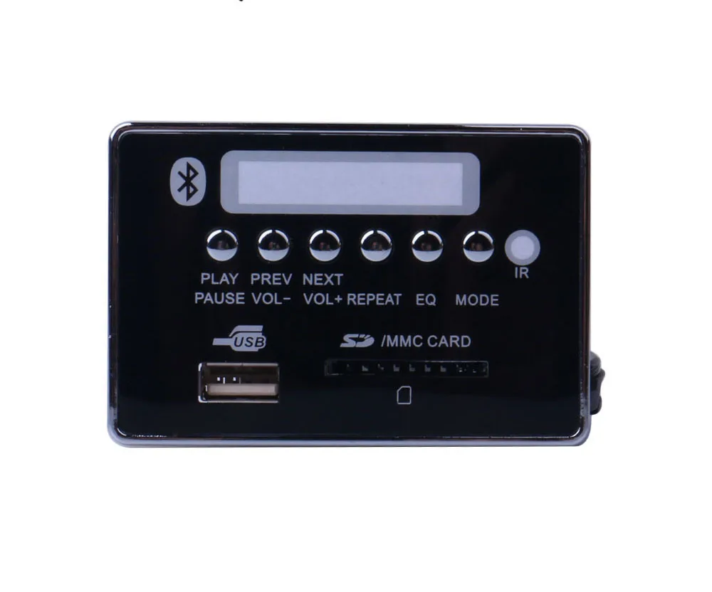 Elistooop Aux Radio MP3 Player USB FM  Integrated Car USB Bluetooth Hands-free MP3 Decoder Board Module  Remote Control For Car mp3 player online