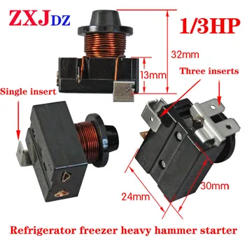 

1/3HP Hammer starter Refrigerator freezer starter Compressor starter protector Without capacitor