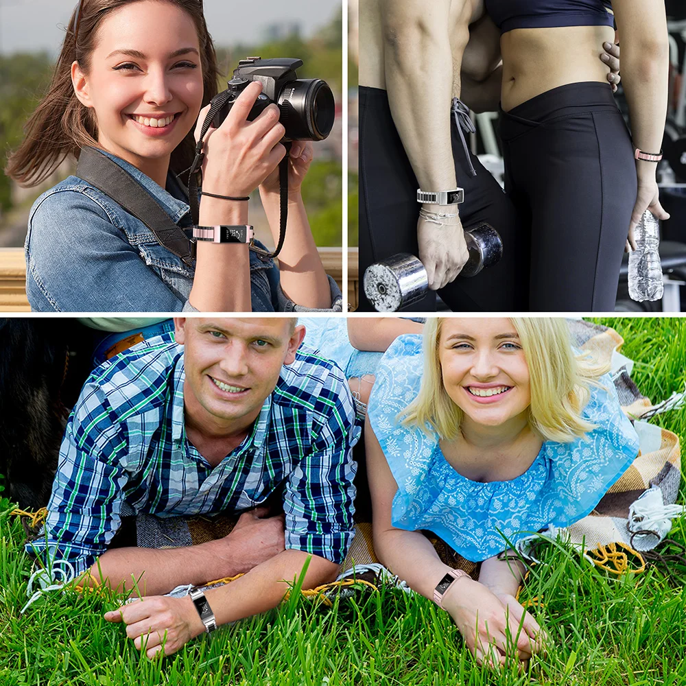 Wearlizer Metal Fitbit Charge 3 Band 2019 ремешок для сменный смарт часов безопасная Пряжка твердый