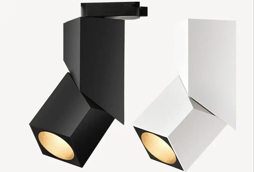 

10pcs COB LED Track Light Art cube Ceiling Surface Mounted LED Downlight Spotlight 15W Adjustable Shop Exhibition Hall