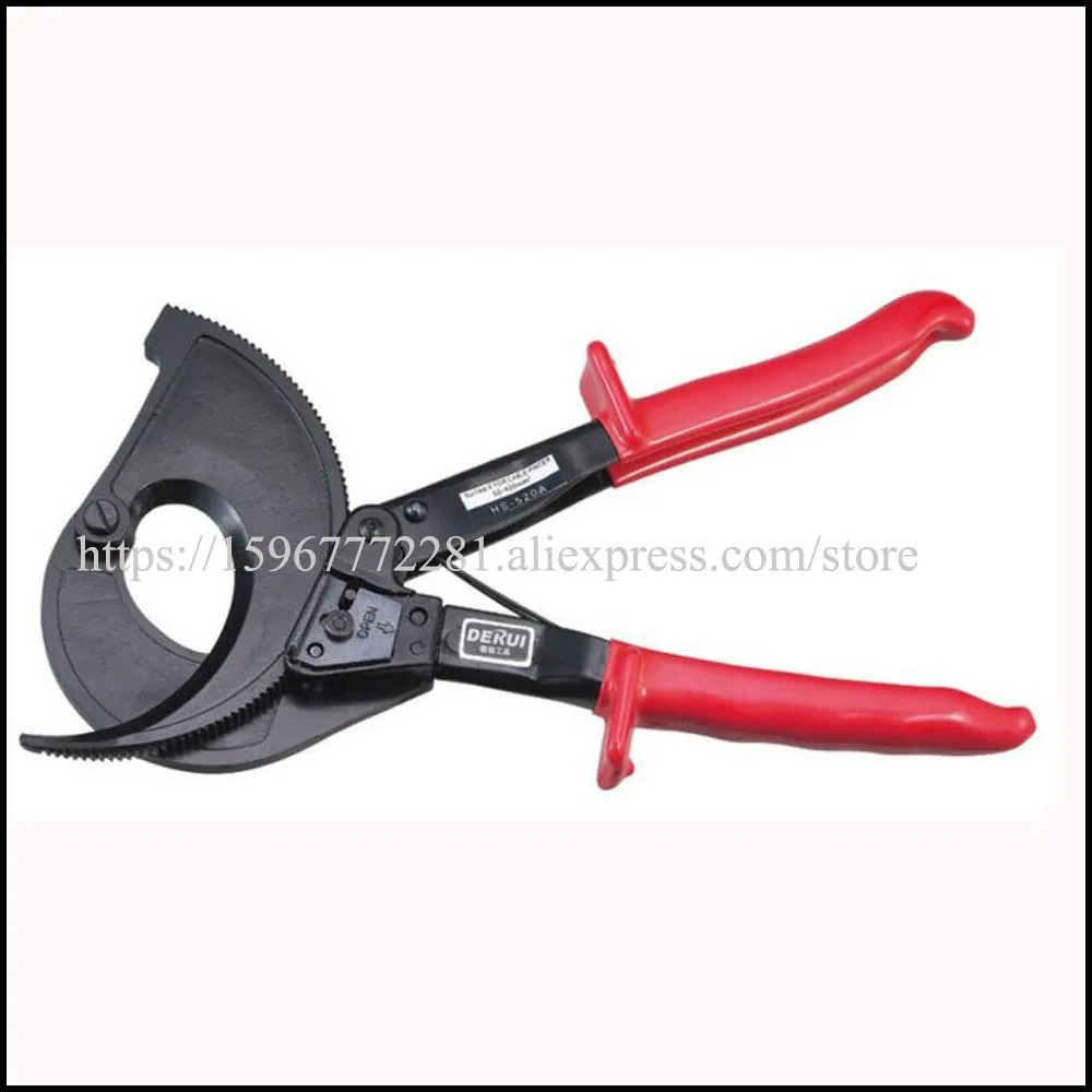 

Plier tool HS-520A ratchet cable cutter cutting cutting capacity 400mm2 length 280mm