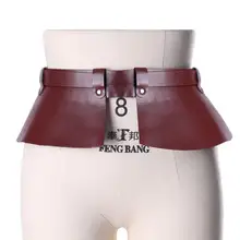 Ремни для тела кожаный ремень для широкой талии пояс топ клетка сексуальный подтяжки коричневый Готический бондаж подвязки размера плюс модные вечерние