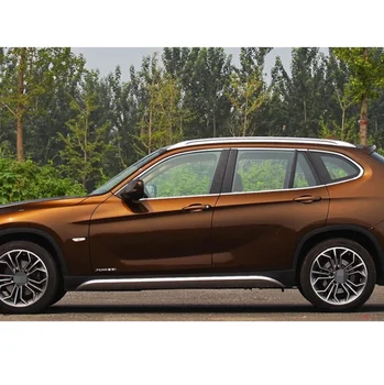 

stainless steel car window trim decoration for bmw x1 2009 2010 2011 2012 2013 2014 2015 2016 E84