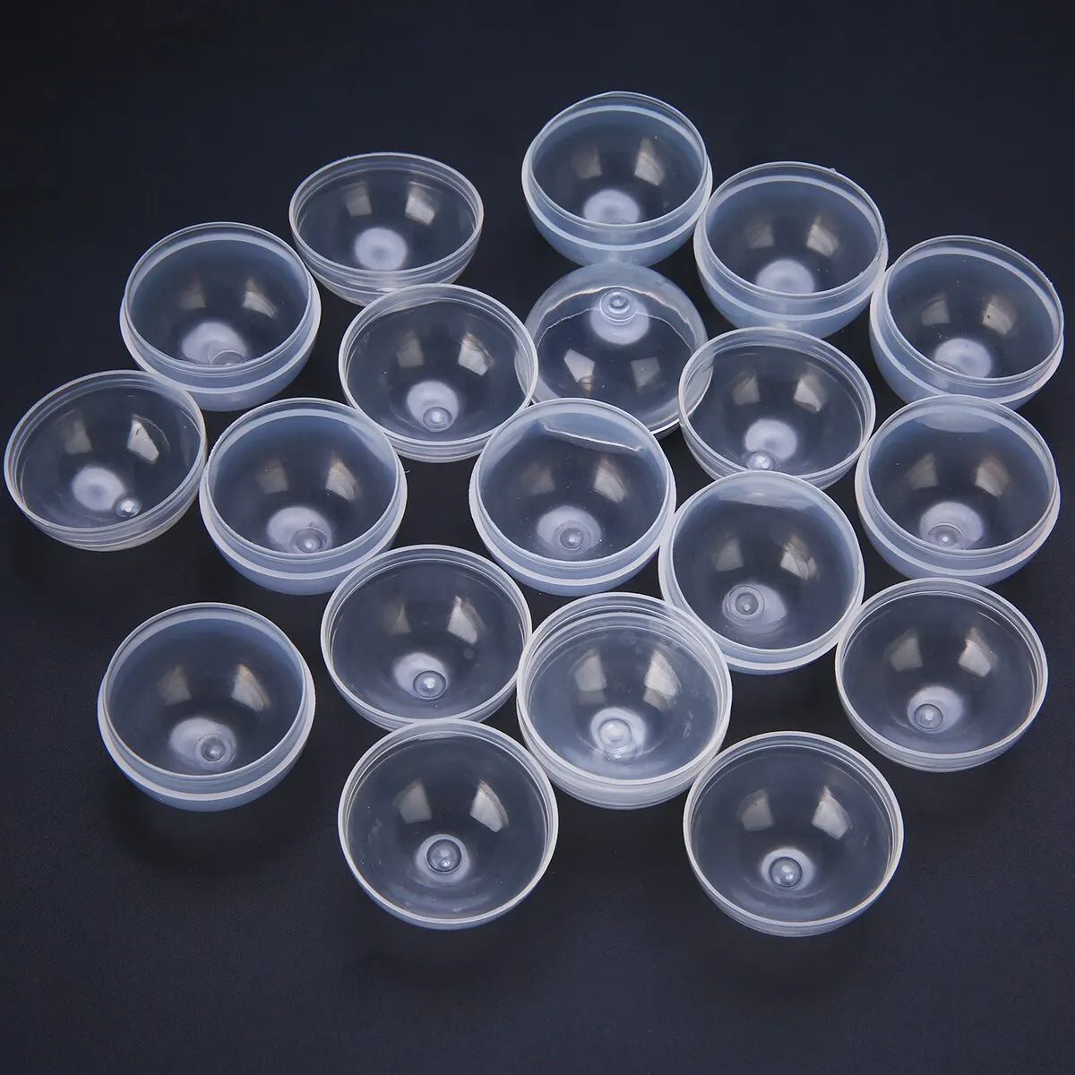 10Pcs 1.2" Transparent Empty  Ball Transparent Shell Capsules 32mm Diameter For Ball Vending Machine