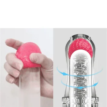 Male Masturbator Cup Strong Pleasure Adult Endurance Exercise Sex Products Vacuum Pocket Cup for Men Soft Pussy Sex Toys Vagina 4