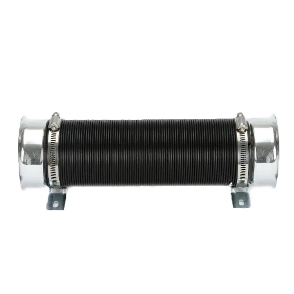 

3 Inch Black + Silver Adjustable Multi-Flexible Car SUV Turbo Cold Air Intake System Hose Pipe car accessories