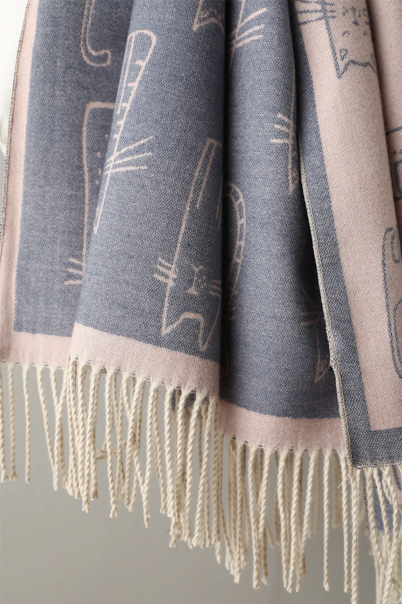 Бренд кашемировый шарф с принтом шаль Cachecol платки Для мужчин любовь Для женщин пары хиджаб с бахромой шарфы и шали пашмины пончо шарфы