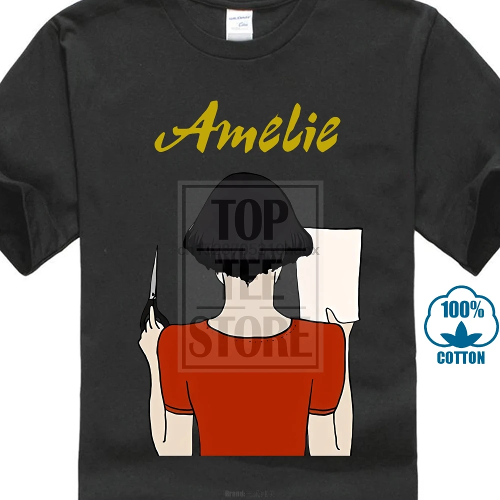 Amelie V2 постер фильма 2001 футболка белый Зинк все размеры S 4Xl (1) | Мужская одежда