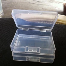 500 шт. коробка для хранения ювелирных изделий, Коробки небольшой Запчасти прозрачный Пластик Коробки Упаковка Чехол