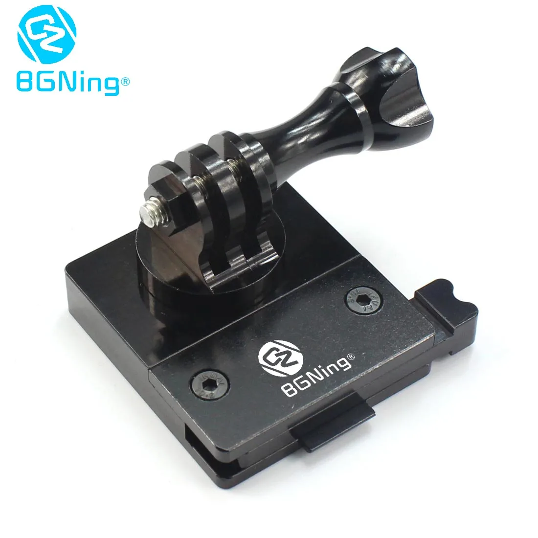 BGNing Logo 18799TW CNC Алюминиевый шлем NVG Базовый адаптер фиксированное Крепление с винтом для Gopro HD Hero 7 5 4 3+ 3 2 экшн-камеры - Цвет: BGNing Logo