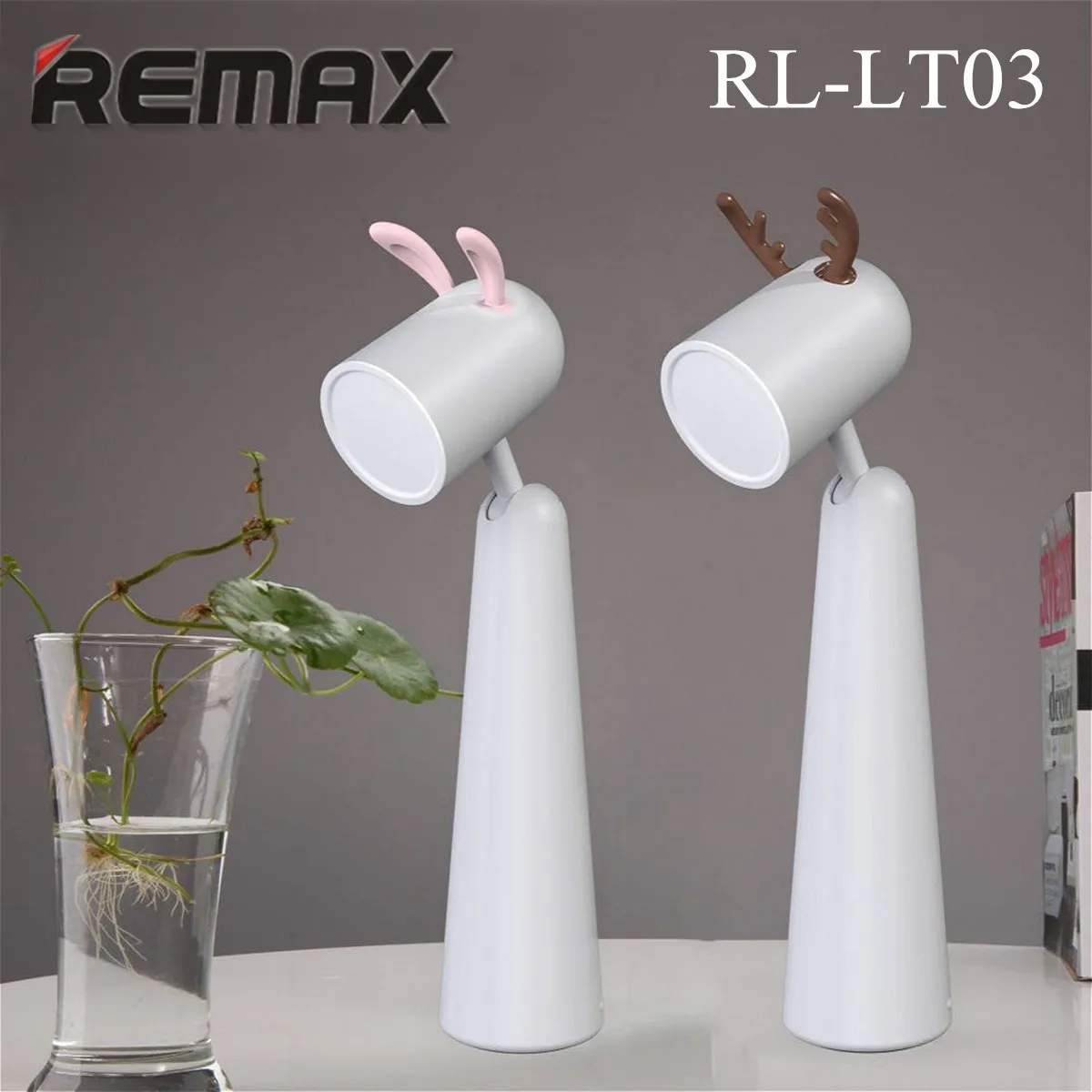 

Portable LED Desk Lamp Touch Eye Protection Lucky Deer /Wishing Rabbit Table Light 2 Modes Dimmable USB Rechargeable Desk Lights