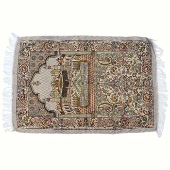

Cotton Muslim Prayer Rug Rectangular Prayer Mat Carpet for Living Room Bedroom Hall