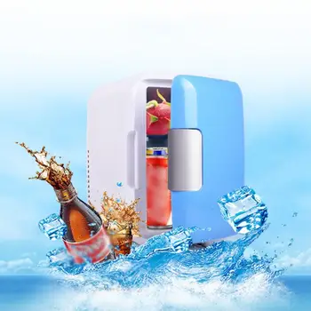 

4L Car Refrigerator Automoble Mini Fridge Refrigerators Freezer Cooling Box frigobar Food Fruit Storage Fridge Compressor