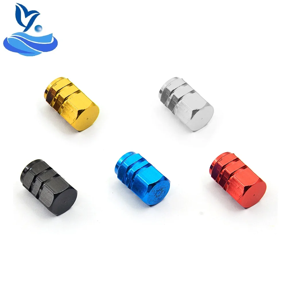 Car Valve Caps Auto Valve Stem Theftproof Aluminum Car Wheel Tires