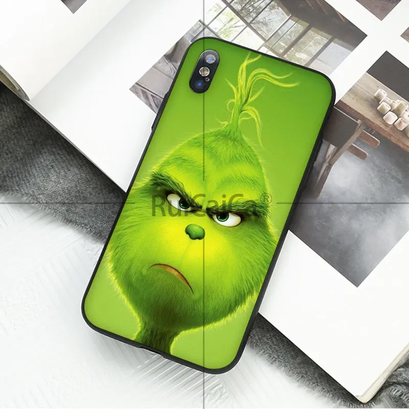 A15 Ruicaica How the Grinch Stole Рождественский мягкий чехол для телефона для Apple iPhone 8 7 6 6S Plus X XS MAX 5 5S SE XR 11 11pro max - Цвет: A15