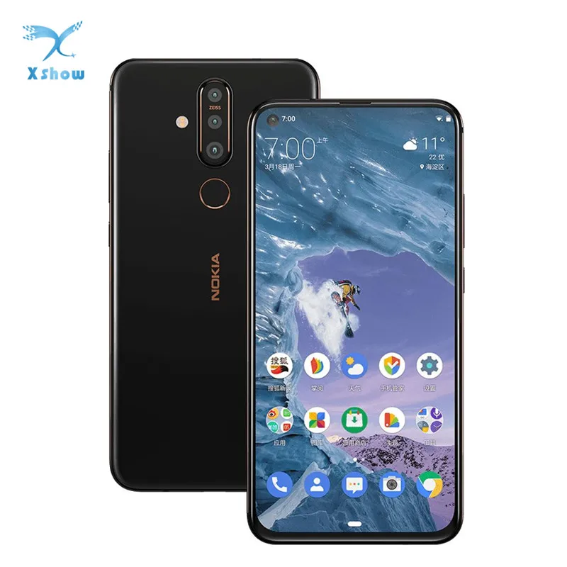

Original Nokia X71 Mobile Phone Android 9 6.39" Snapdragon 660 Octa Core 48MP Camera Fingerprint 4G LTE Smartphone