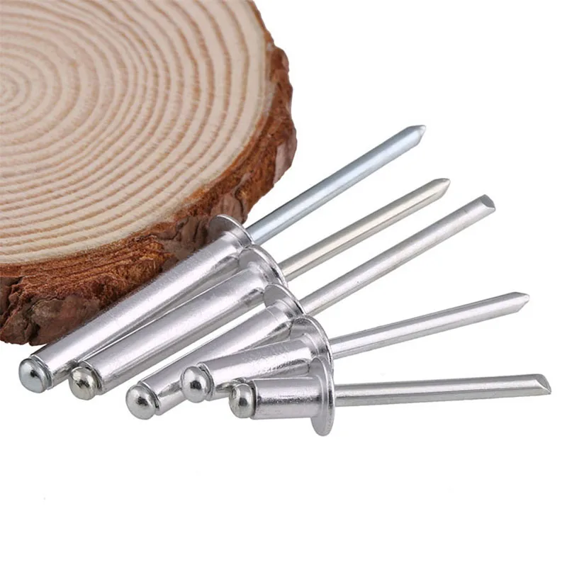 Aluminium Dome Round Head Pop Open Hollow Pull Blind Rivets Bolt Dropper Self-plugging Rivet Decoration Nail Rebite rivets and fasteners rivets and screws