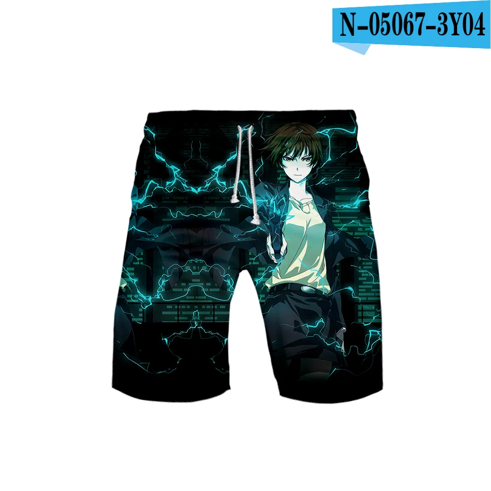 Psycho-Pass 3D Beach Shorts Man Exclusive Fashion Summer Casual Shorts Fashion Hip Hop Short 3D Pants Beach Wear 6XL - Цвет: 3