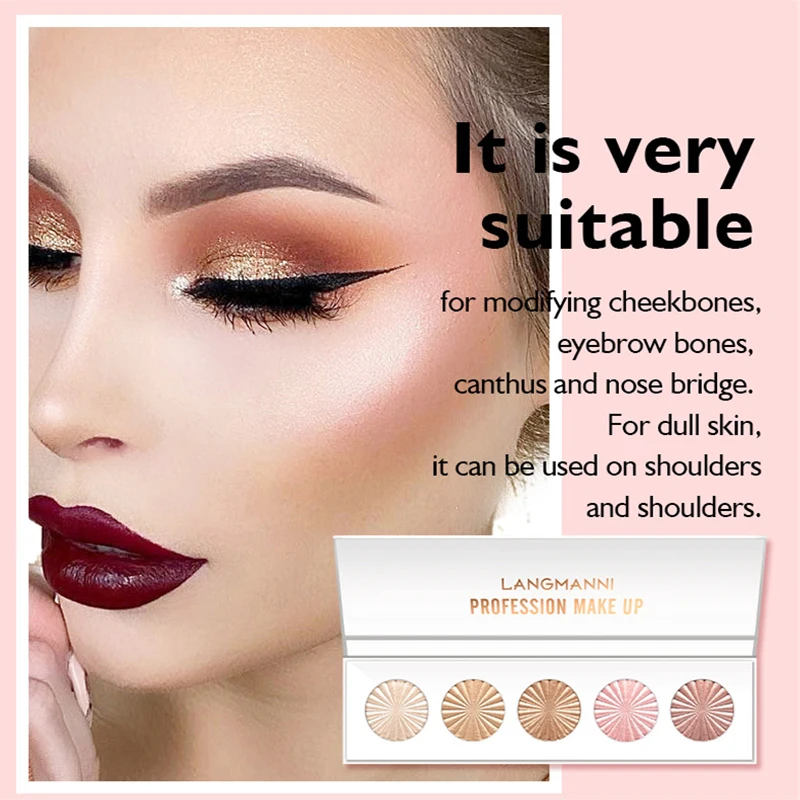 1 шт. палитра из разноцветных хайлайтеров блестящий порошок для ремонта Палетка