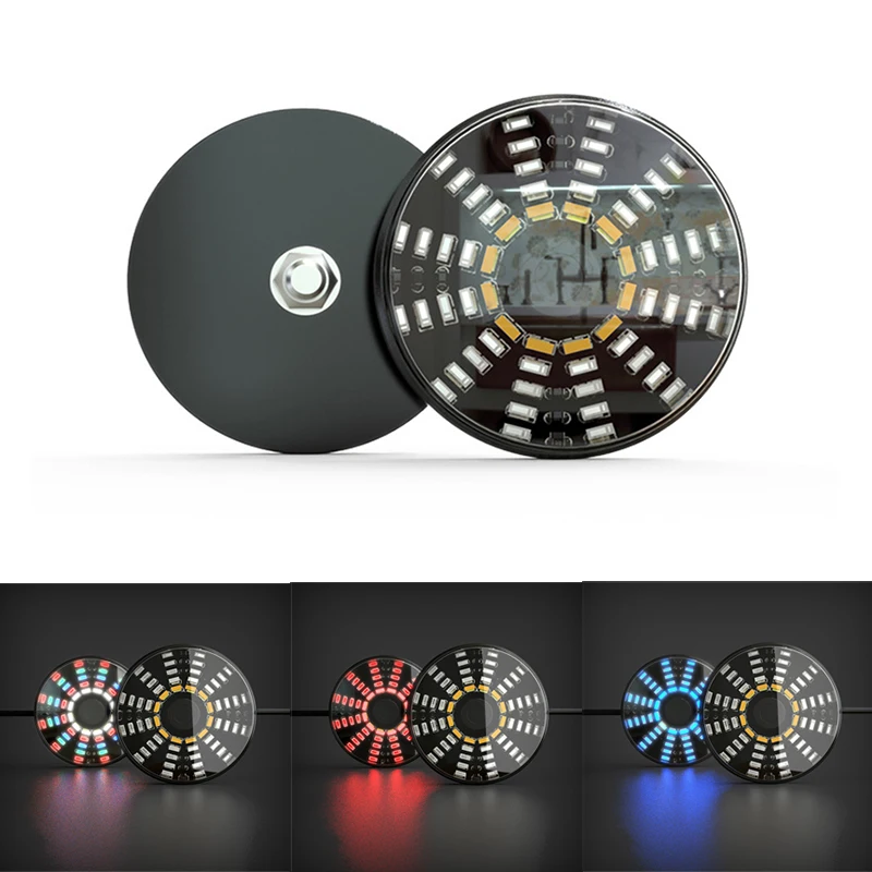

Personality Modificated Moto Light LED Flash Strobe Lighting Motorcycle Decorative Lamp Atmosphere Lamp Motorbike Accessories