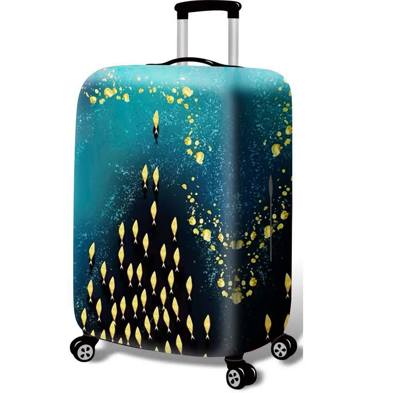 E TRIPNUO защитный чехол для багажа 18-32 дюймов Чехол Чехлы совершенно Эластичный аксессуары для путешествий - Цвет: E