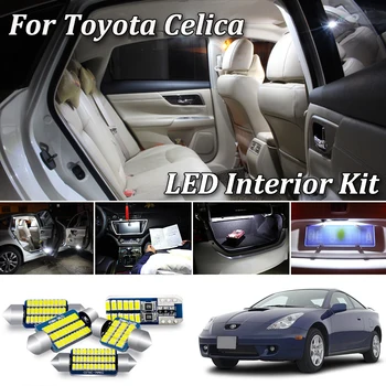 

100% No Error White Canbus For Toyota Celica LED Interior Dome Map Light + License Plate Lamp Kit (1990-2006)