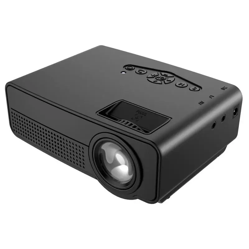 Портативный мини проектор S280 3D светодиодный LED для домашнего кинотеатра размер 24