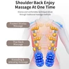 Vibrating Electric Cervical Neck Back Body Cushion Massage Chair Muscle Stimulator Heated Remote Control Pad Fatigue Relife Gift 5