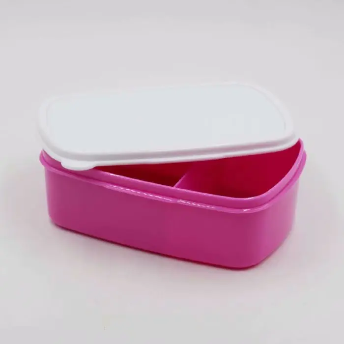 5pcs/Lot sublimation Blank DIY rectangle Portable Lunch Box For Kids School Bento Box KitchenLeak-proof Food Container Food Box 