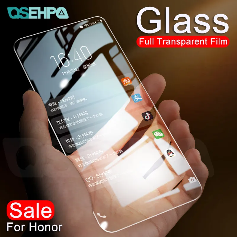 

9H Tempered Glass on the For Huawei Honor 9X 8X 8A 8C 8S 20S 9i 10i 20i V20 20 Lite Screen Protector Protective Glass Film Case