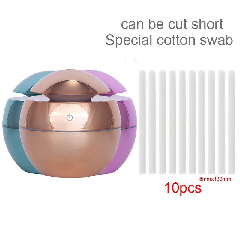 

FDIK Replacement Cutton Swab For USB Air Ultrasonic Humidifier Aroma Diffuse Parts Can Be Cut 10 Pieces/ lot 130mm*8mm