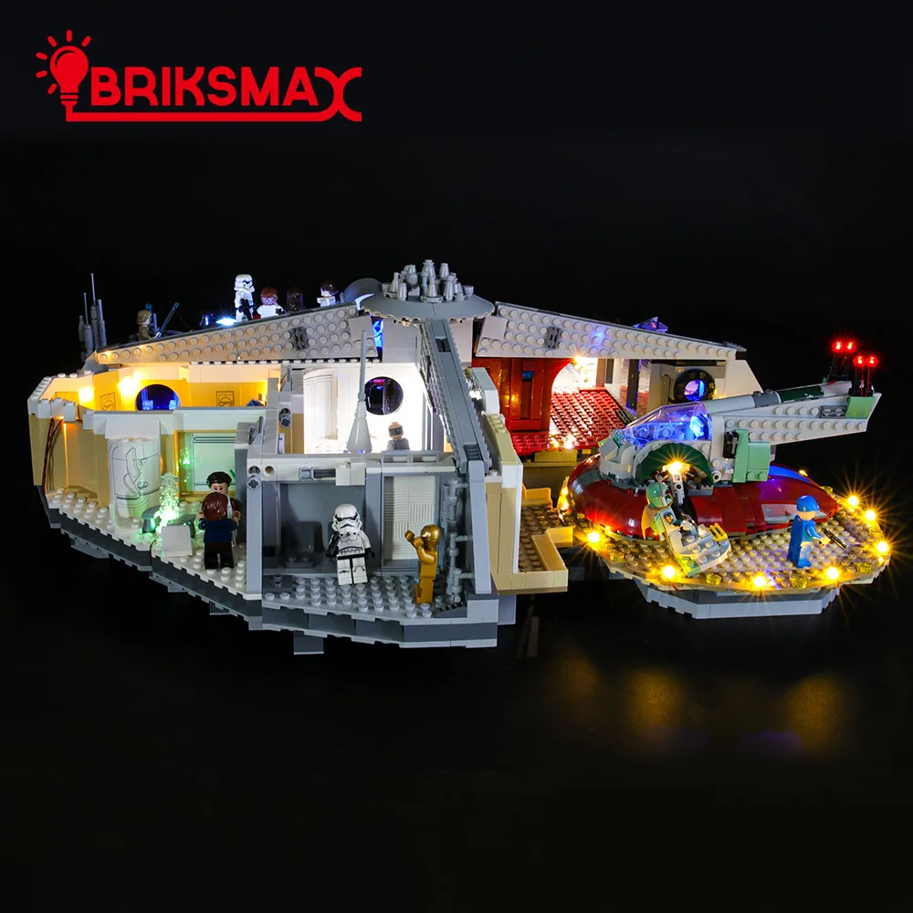 BriksMax светильник для звездных войн 75222 предательство в облаке город строительные блоки светильник ing набор(не включает модель