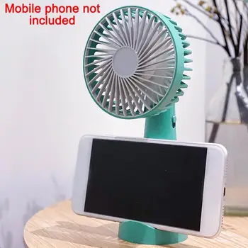 

Portable Mobile Phone Bracket Usb Fans Can Charge Student Dormitory Mini- Desktop Fan With One Hold Small Fans Desktop Fan