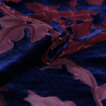 114 см* 50 см выгоревшая бархатная ткань тутового шелка, бархатная юбка Ципао с подкладкой из жженого бархата