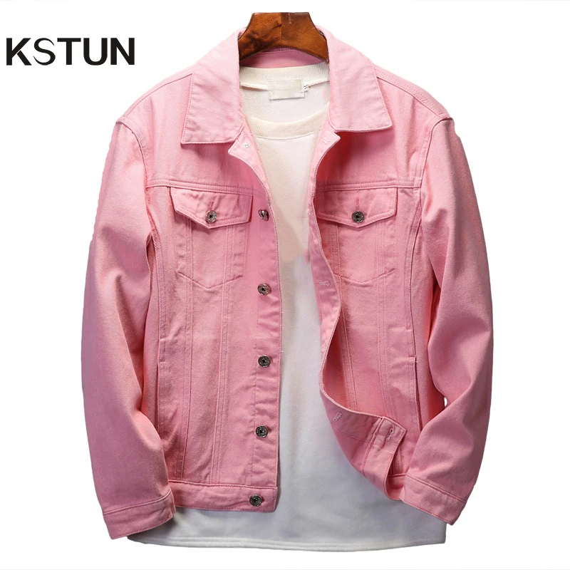 Mens Denim Jacket Jeans Jackets Red 