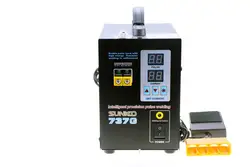 SUNKKO – soudeur par points de batterie 737G, 1,5kw, Machine à souder par points à lumière LED pour le soudage de batteries 18650, soudeurs par points à impulsion de précision 