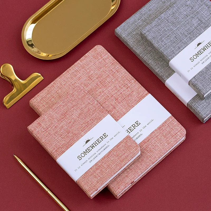 

Kinbor Cloth Cover Four Spelling Basis Hand Account Concise Blank Lattice Grid Schedule Plan Notebook 8 Fund