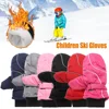 1Pair New Fashion Children Kids Winter Snow Warm Gloves Boys Girls Ski Windproof Waterproof Thicken Mittens Keep Finger Warm ► Photo 2/6