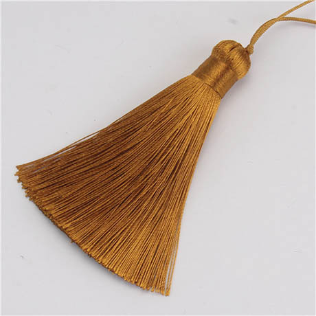 8cm Silk Tassel Pendant Accessories for Jewelry Making Satin Tassel Fringe Trim DIY Earrings Handmade Crafts Findings