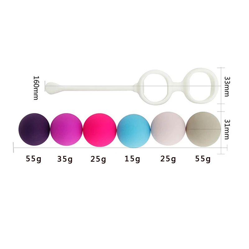 Silicone Medical Kegel Balls Chinese Vaginal Balls Vagina Shrinking Ball Geisha Tighten Exercise Ball Sex Toys for Adults Women 2