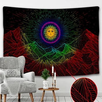 

Home living room background cloth tapestry Mandala tapestry wall cloth travel mattress hippy witchcraft Bohemian decoration