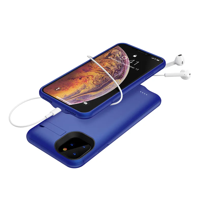 Чехол для зарядного устройства для iPhone 11 Pro, ударопрочный внешний аккумулятор, чехлы для зарядки, зарядное устройство, Ультратонкий внешний аккумулятор