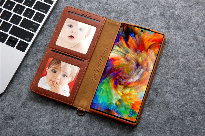 Роскошный кожаный чехол для samsung Galaxy Note 10+ S9 S8 Plus S7 Edge S10e S10 5G чехол силиконовый Магнитный флип чехол, кошелек