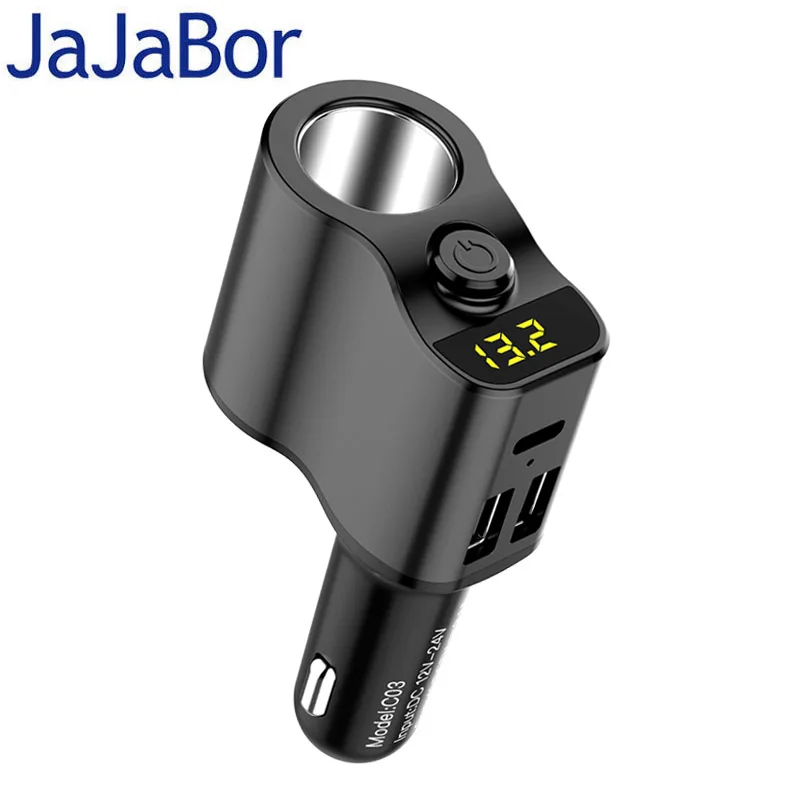 Адаптер питания JaJaBor быстрая зарядка с двумя USB портами Обнаружение напряжения