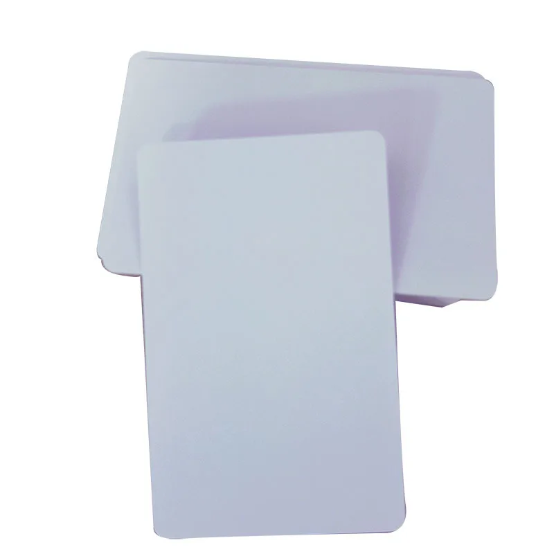 86*54mm*0.76mm Glossy White Blank Printable PVC Card For Epson Or Canon Inkjet Printer Double Side Can Be Printed