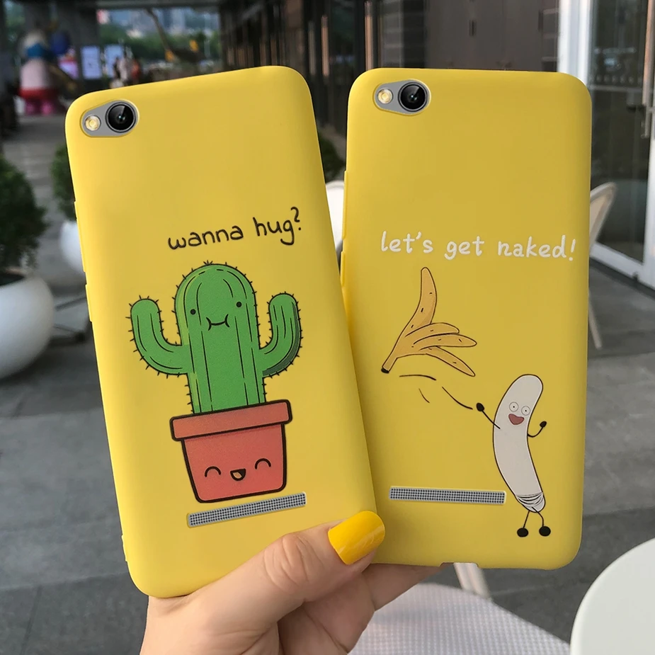 Чехол для Redmi 4A мягкий тонкий матовый чехол из ТПУ Xiaomi 4 A телефона милый