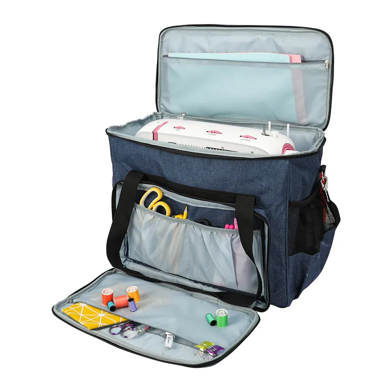KOKNIT Large Capacity Sewing Machine Storage Bag Tote Multi-functional Portable Travel Home Organizer Bag For Sewing Accessories (17)